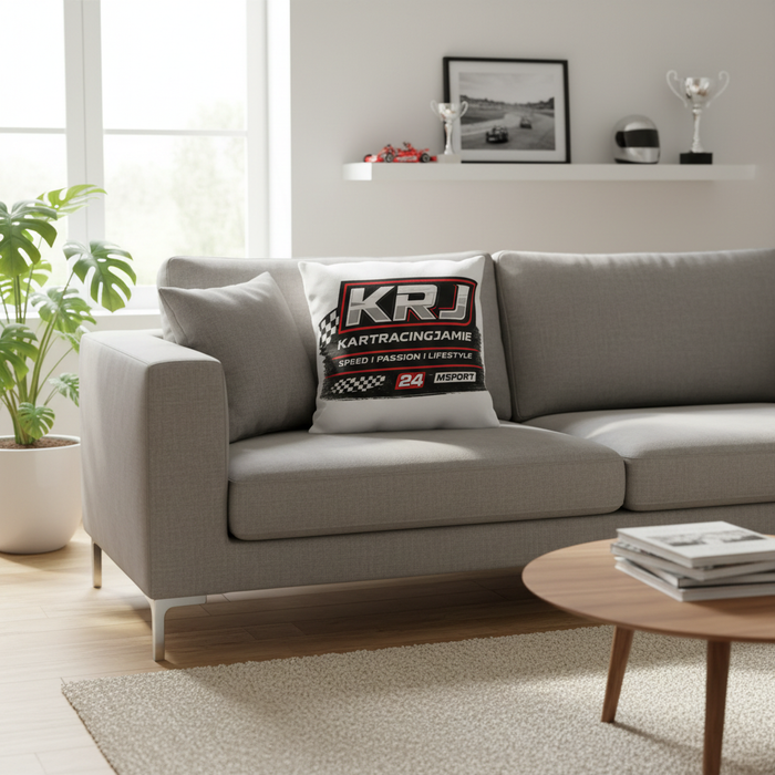Racing Outdoor Pillow | KRJ Motorsport Cushion