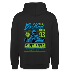 Motorsport Hoodies 2026 mit coolem Go-Kart Design für echte Kartfans und Motorsport-Enthusiasten.