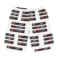 Racing Logo Board Shorts – KJ 24 Checkered Swim Trunks
