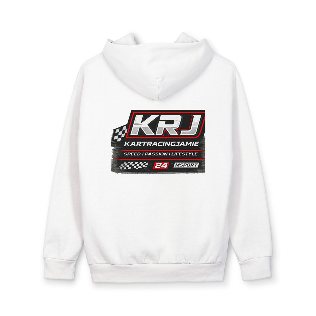 Unisex Urban Pullover Hoodie mit KRJ Design, ideal für Komfort und Stil im Streetwear-Look.