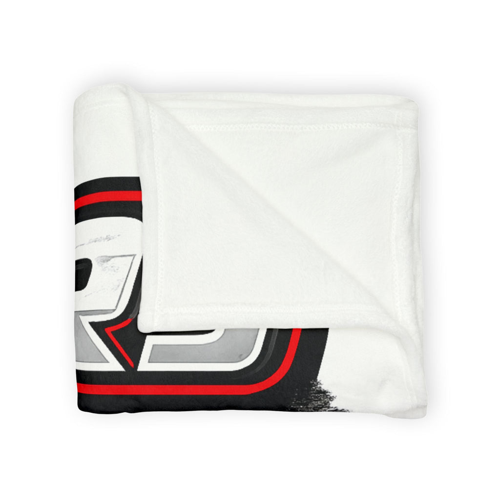 KRJ Kart Racing Blanket mit sportlichem Design und kräftigen Farben, ideal für Kart-Rennsport-Enthusiasten.