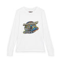 Youth Racing Long Sleeve Tee — 'KJracingJamie24' Kart Design