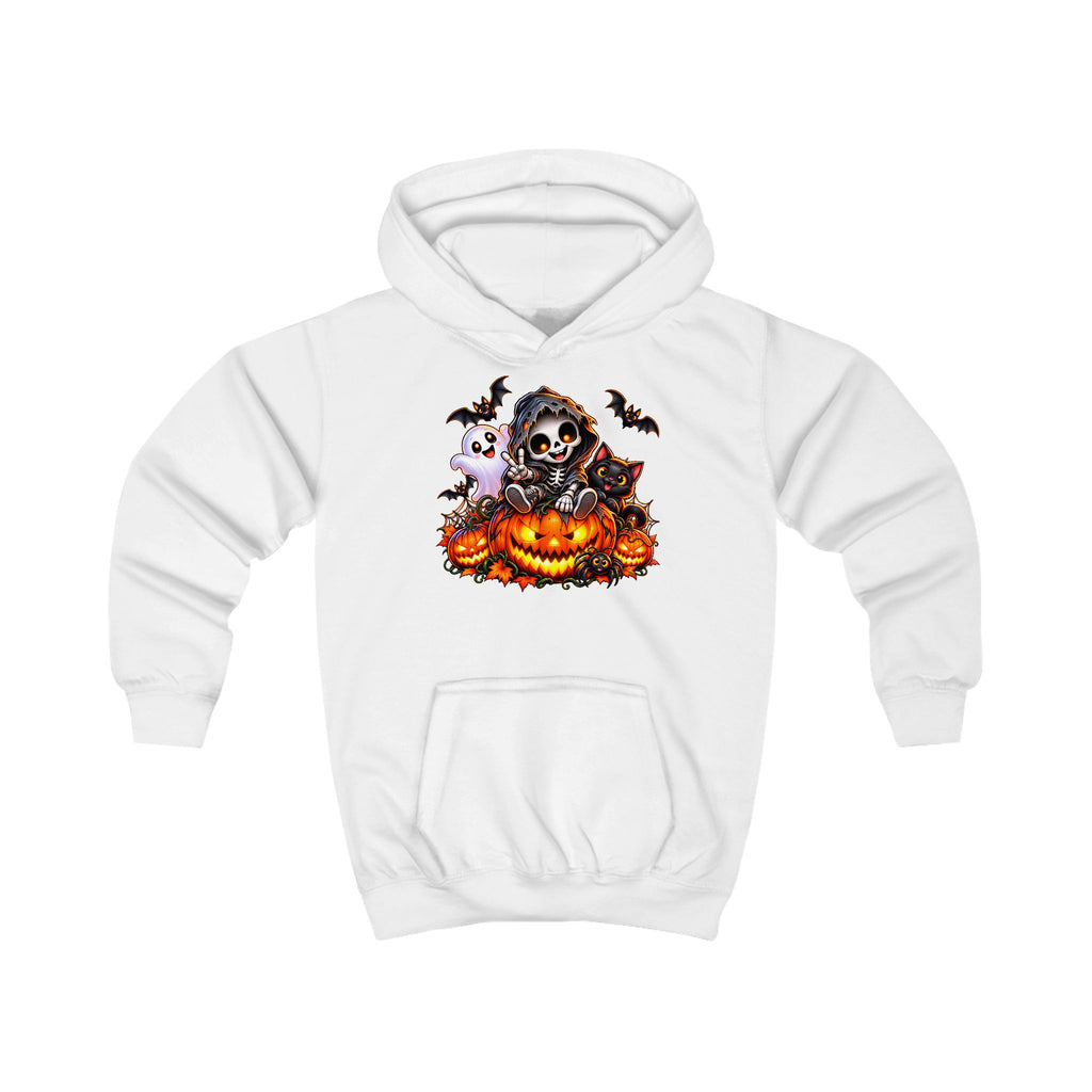 Kids Halloween Skeleton Pumpkin Hoodie – „Klein, frech & monstermäßig gut!“
