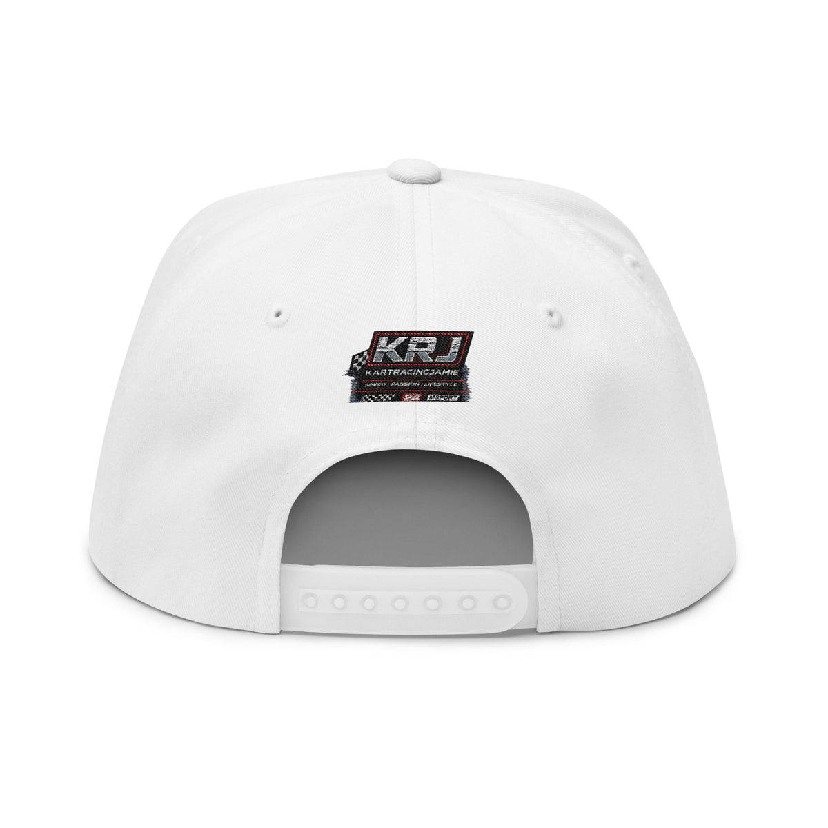 Racing Team 24 Embroidered Flat Bill Cap