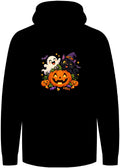 Halloween Ghost Pumpkin Hooded Pullover