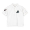 Kids Racing Polo Shirt – 'KartracingJamie24' Go-Kart Graphic Youth DryBlend® Jersey